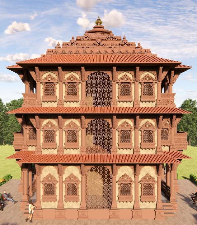Shree Hanuman Ji Temple — detail view