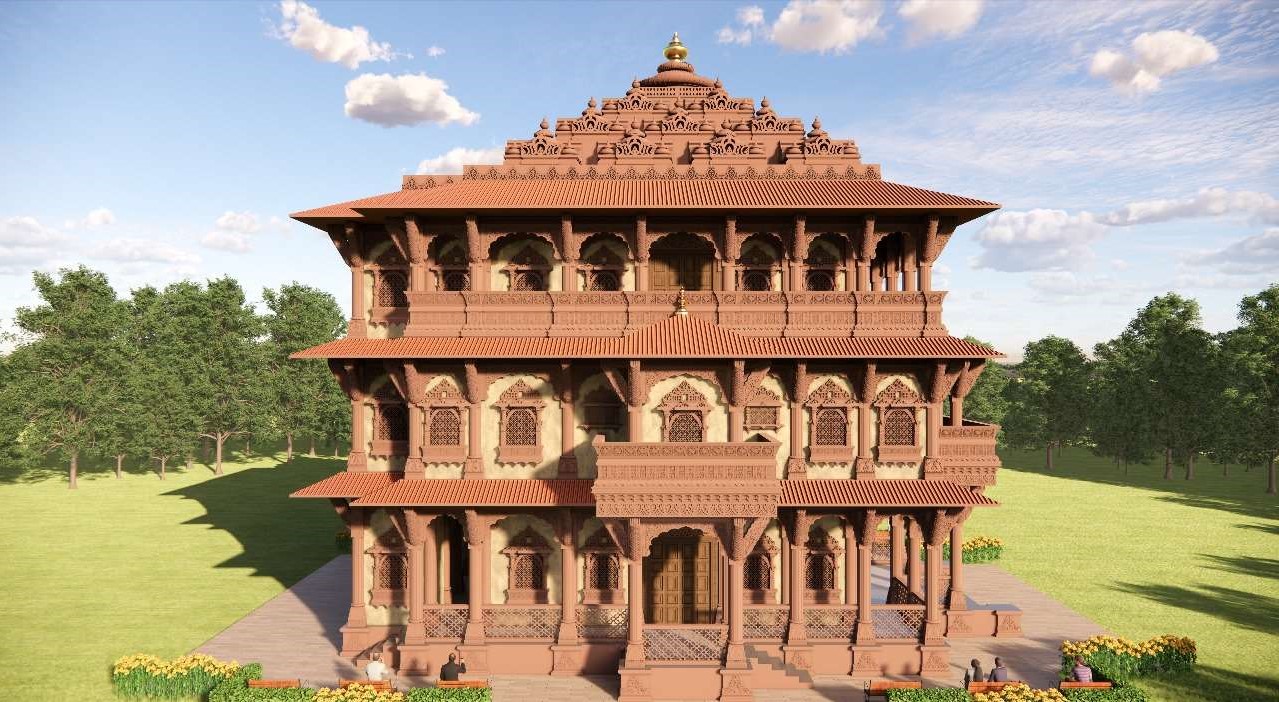 Shree Hanuman Ji Temple — Temple Building at Farenidham, Dhoraji, Gujarat